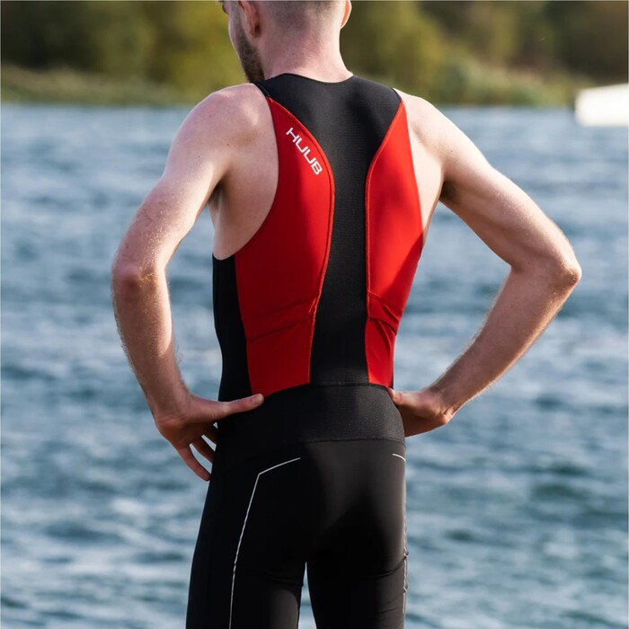 Huub Mnner Black 2024 RaceLine Triathlon-Anzug RCTS - / Red